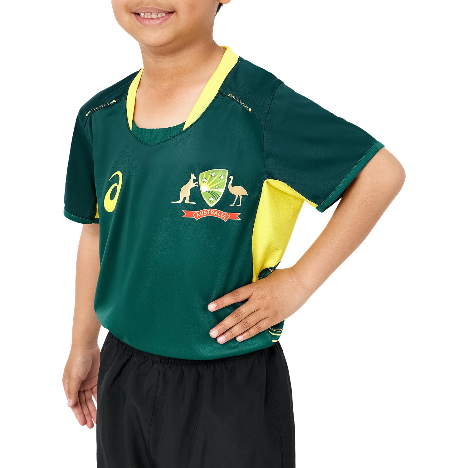 Cricket Australia 23/24 Kids Replica T20 Jersey - Image 5